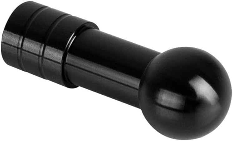 1 4 Inch Thread to 17mm Ball Adapter for Car Phone Holder Stand Black - Image 1